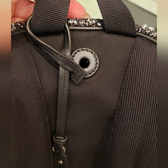 NWOT-  Saint Laurent City Glitter Backpack - Picture 12 of 16